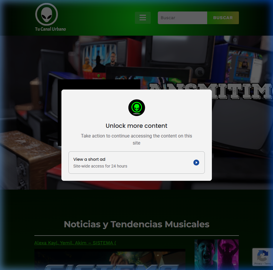 En El Area TV website