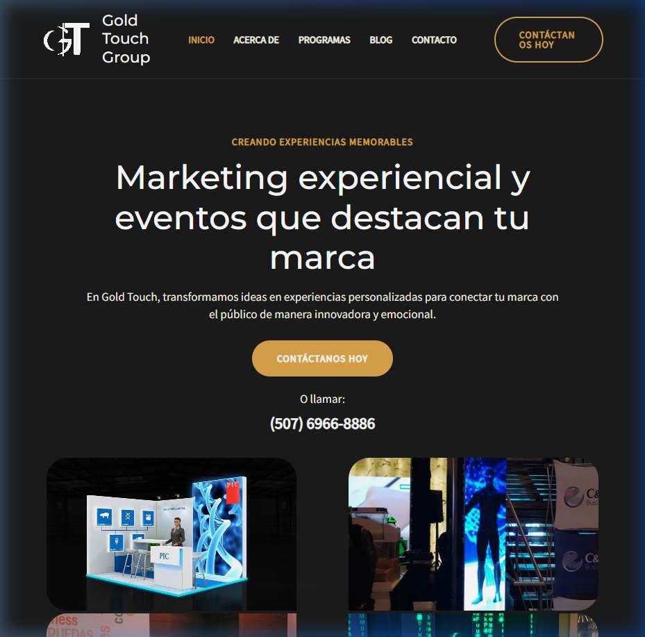 Gold Touch Group website