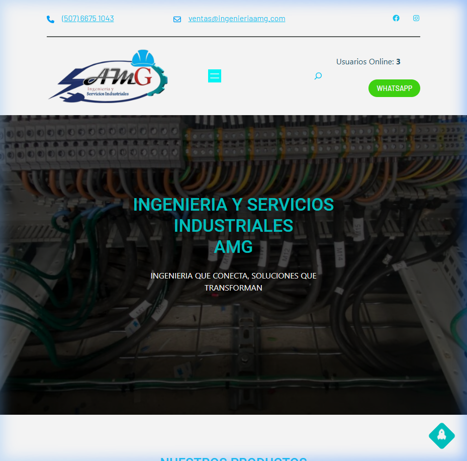 Ingenieria AMG website